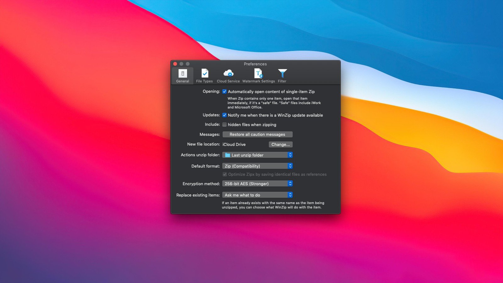WinZip Mac Pro screenshot 3